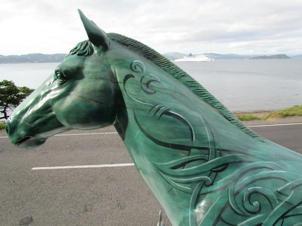 Vincent's horse is one of 18 involved in the Resene Fastest Art Exhibition, organised by the Auckland Racing Club in the build up to New Zealand's richest sporting event, Auckland Cup Week.